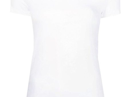 White Soft Touch Short Sleeve Crew Neck Tee Supply