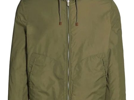 Army Green Reversible Hooded Jacket Sale