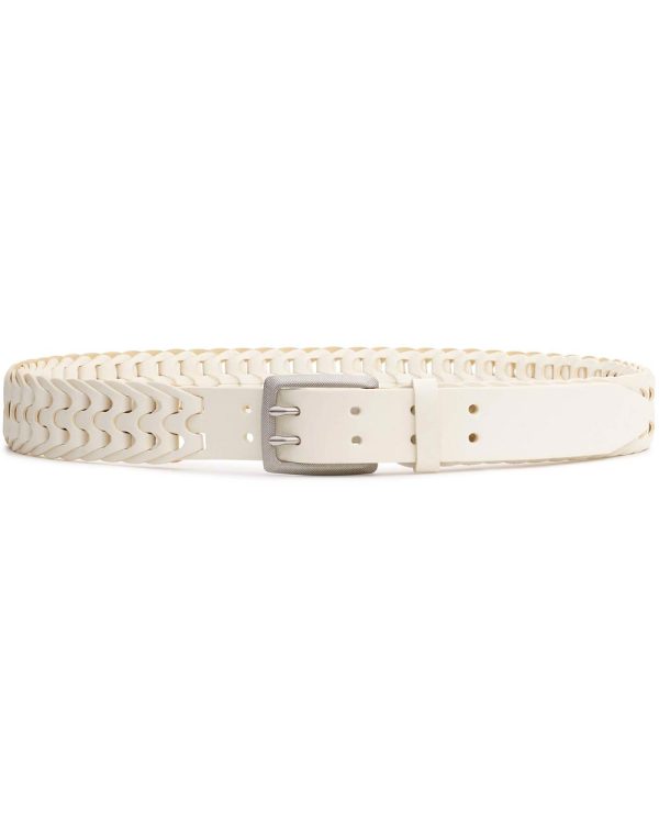 Antique White Woven Belt on Sale