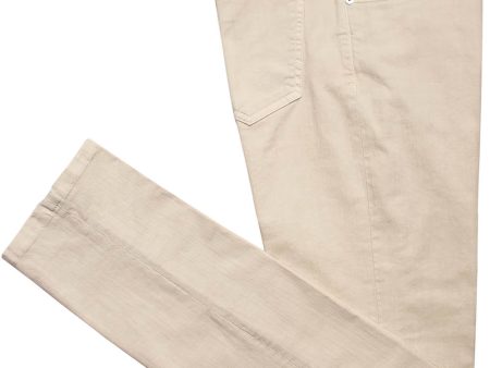 5 Pocket Denim in Sand Cheap