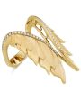 Yellow Gold Diamond Magnipheasant Feather Ring Hot on Sale