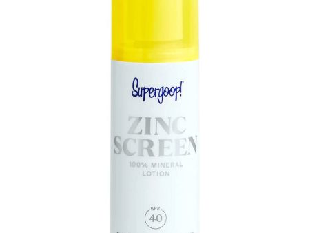 Zinc Screen 100% Mineral Lotion SPF 40 For Sale