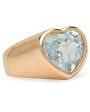 Yellow Gold Blue Topaz Sweetheart Ring Online