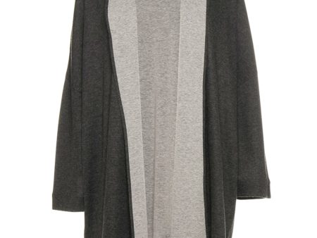 Anthracite Double Face Relaxed Cardigan Online Sale