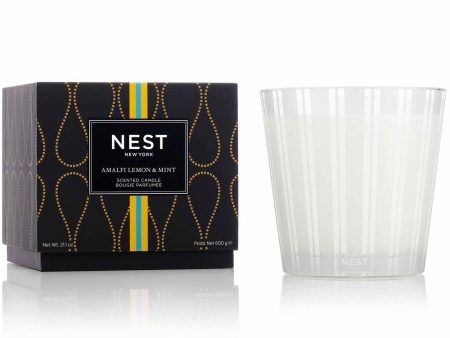 Amalfi Lemon and Mint 3-Wick Candle Hot on Sale