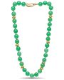 Australian Chrysoprase Beaded Necklace Online now