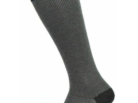 Tewkesbury Cotton Over the Calf Socks in Black on Sale