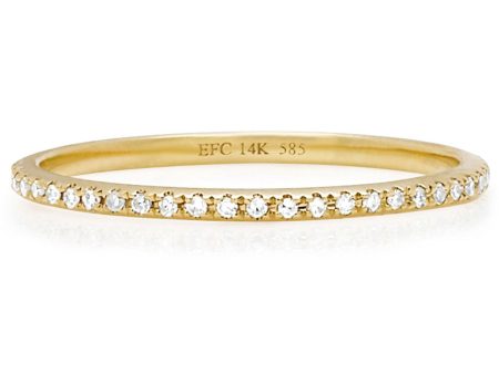 Yellow Gold Diamond Eternity Band Ring Online Sale