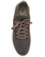 Anthracite Cotton Knit Sneaker For Sale