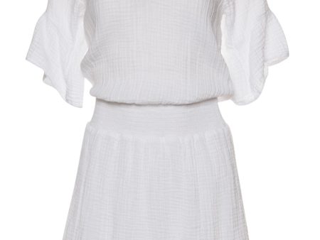 White Smocked Katelyn Dress Online