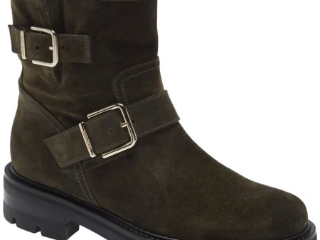 Youth Biker Bootie in Seaweed For Discount