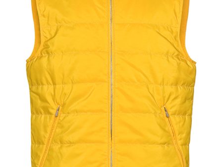 Yellow Quilted Vest Online now