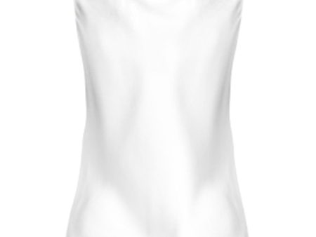 White Basic Silk Camisole Fashion