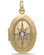 Yellow Gold Art Deco Diamond Star Locket Supply