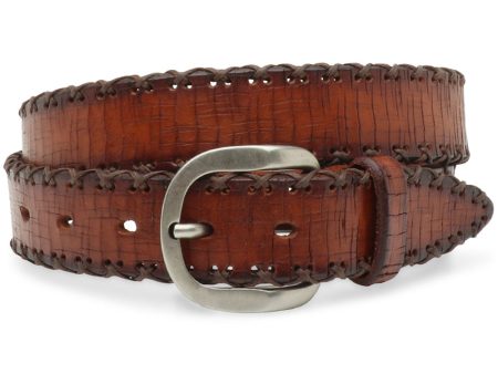 Artisan Lace Belt in Chestnut Hot on Sale