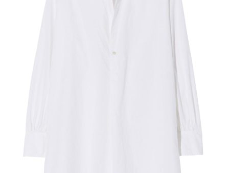 White Button Up Ambrose Tunic Online Hot Sale