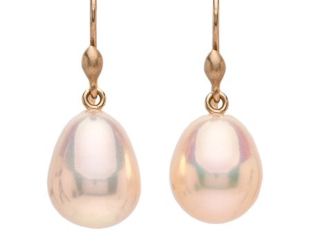 Chinese Freshwater Baroque White Pearl Earrings Discount