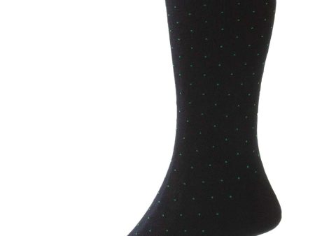 Gadsbury Midcalf Sock in Navy Online Hot Sale