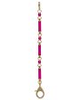 Brass Pink Enamel and Diamond Link Extender Online