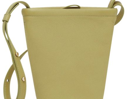 Zip Bucket Bag in Lime Online now