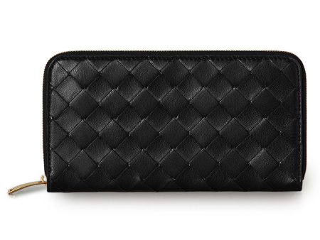 Zip Around Wallet in Black For Sale