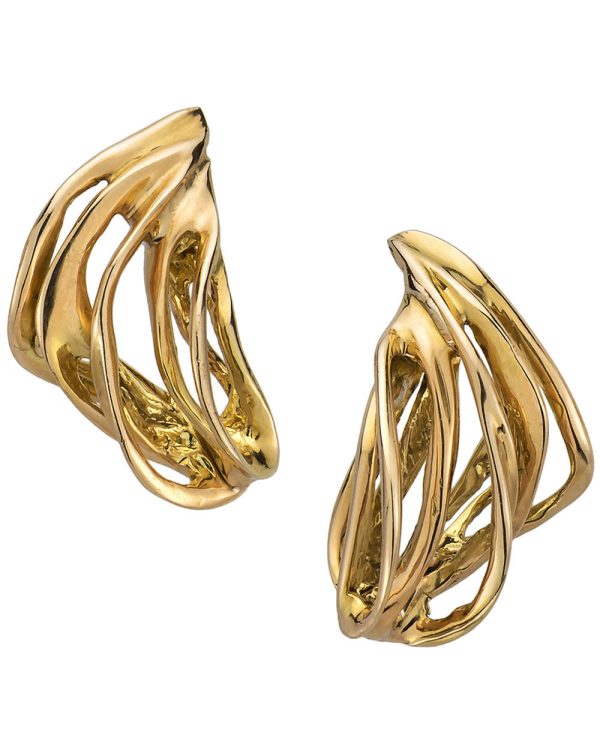 Yellow Gold Ninho Earrings Supply