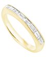 Yellow Gold Baguette Diamond Stack Ring Sale