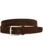 Cafe Taurillons Nubuck Leather Belt Online now