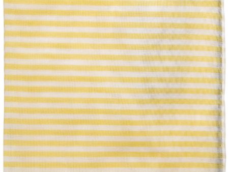 Yellow Striped Pocket Square Sale