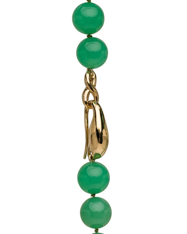 Australian Chrysoprase Beaded Necklace Online now