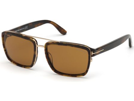 Anders Shiny Vintage Havana Brown Lenses Online now