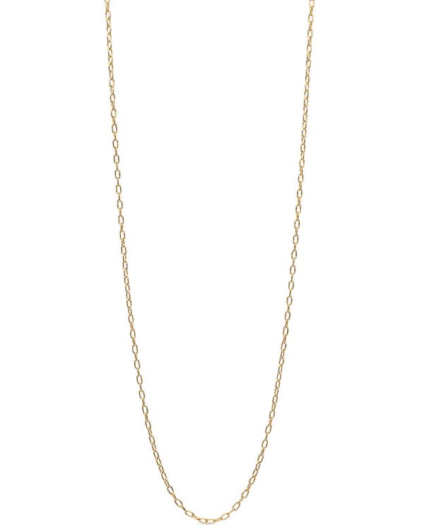 Yellow Gold Cable Chain Link Necklace Online Hot Sale