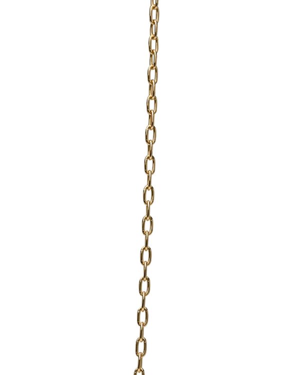 Yellow Gold Cable Chain Link Necklace Online Hot Sale