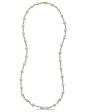 Yellow Gold Denim Opal Beaded Link Necklace Online