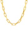 Yellow Gold Extra Large Open Link Necklace Supply