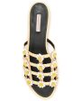 Daisy Slide Sandal in Raffia Online