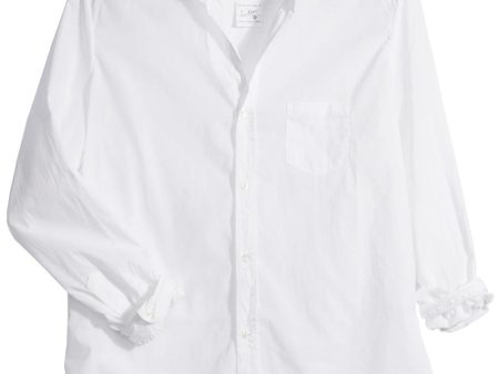 White Eileen Button Up Shirt Online Hot Sale