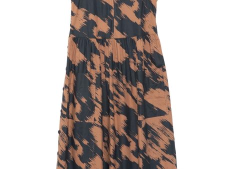 Animal Ikat San Cristobal Trapeze Midi Dress Supply