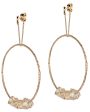 Yellow Gold Citrine Quartz Bambole Grande Earrings on Sale