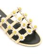 Daisy Slide Sandal in Raffia Online