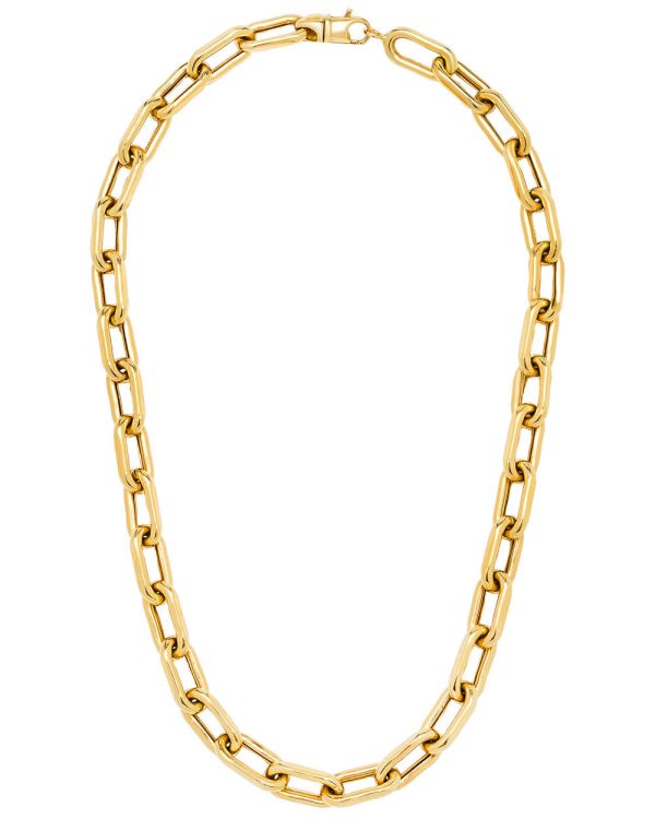 Yellow Gold Extra Large Open Link Necklace Supply