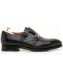 Leopoldo Blue Scuro Double Monk Strap Fashion