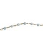 Yellow Gold Denim Opal Beaded Link Necklace Online