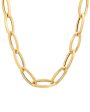 Yellow Gold Jumbo Link Necklace on Sale