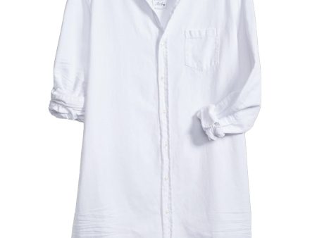 White Denim Mary Button Up Dress on Sale