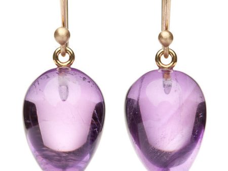 Amethyst Acorn Earrings Cheap