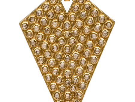 Brass and Diamond Kite Pendant Online