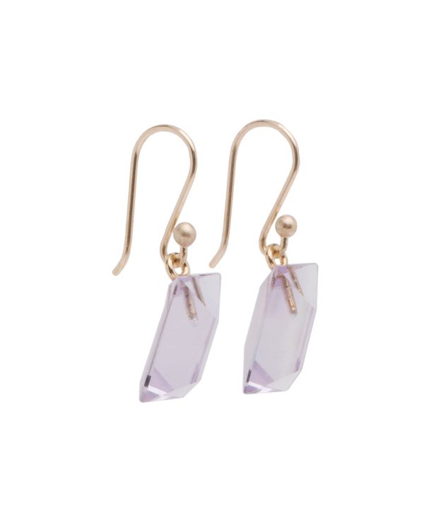 Amethyst Gem Earrings For Cheap