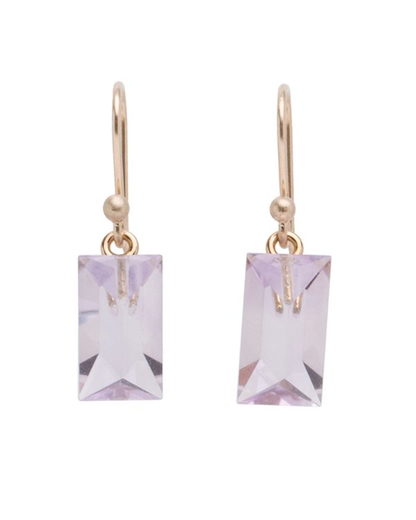 Amethyst Gem Earrings For Cheap