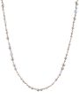 14k Pearl and Opal Necklace on Coral Silk Thread Hot on Sale